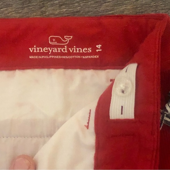 Girls Vineyard Vines red corduroy pants NWT just in time for Valentine’s Day - Picture 5 of 13